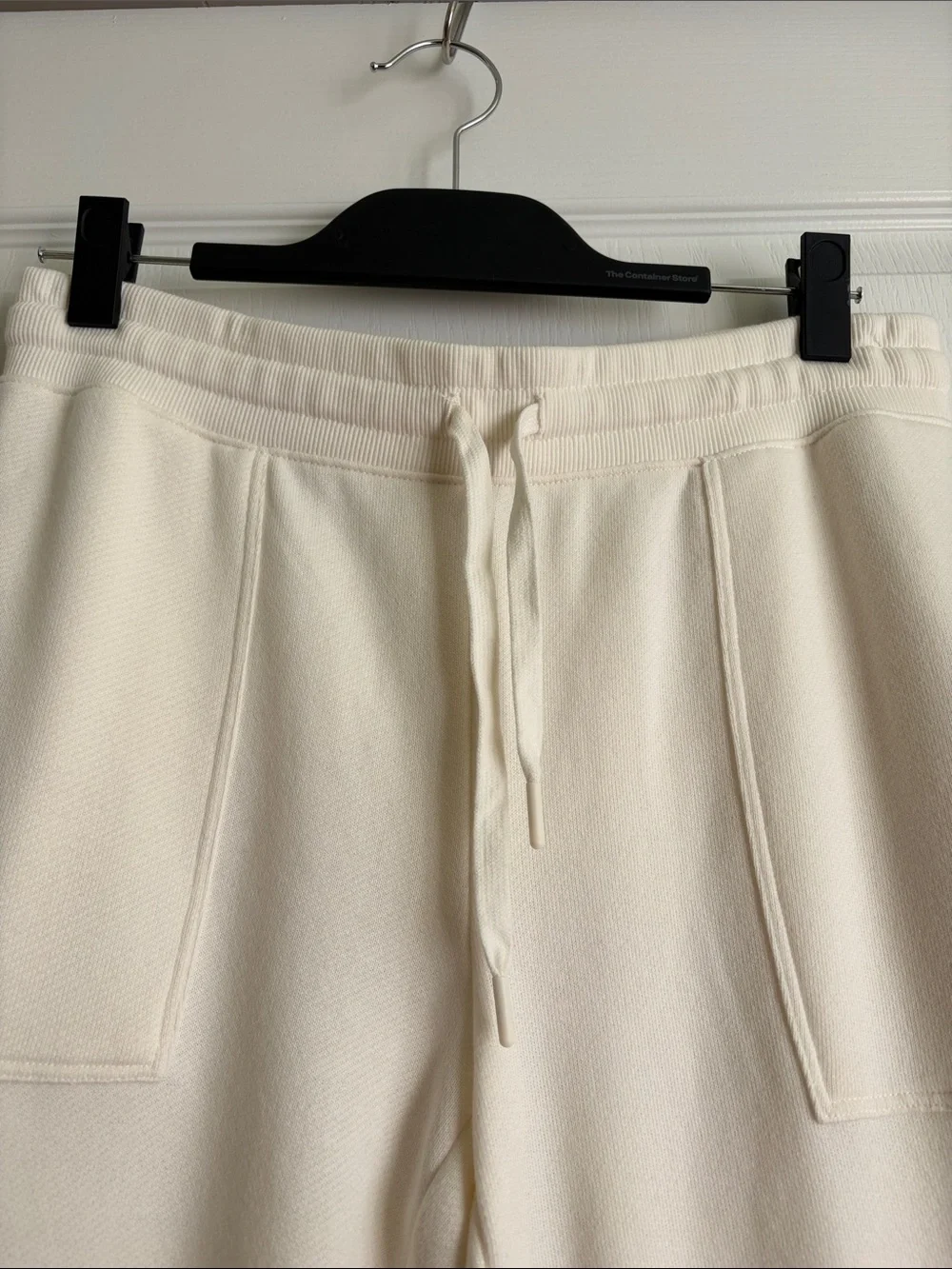 Soma Cream Drawstring Track Joggers